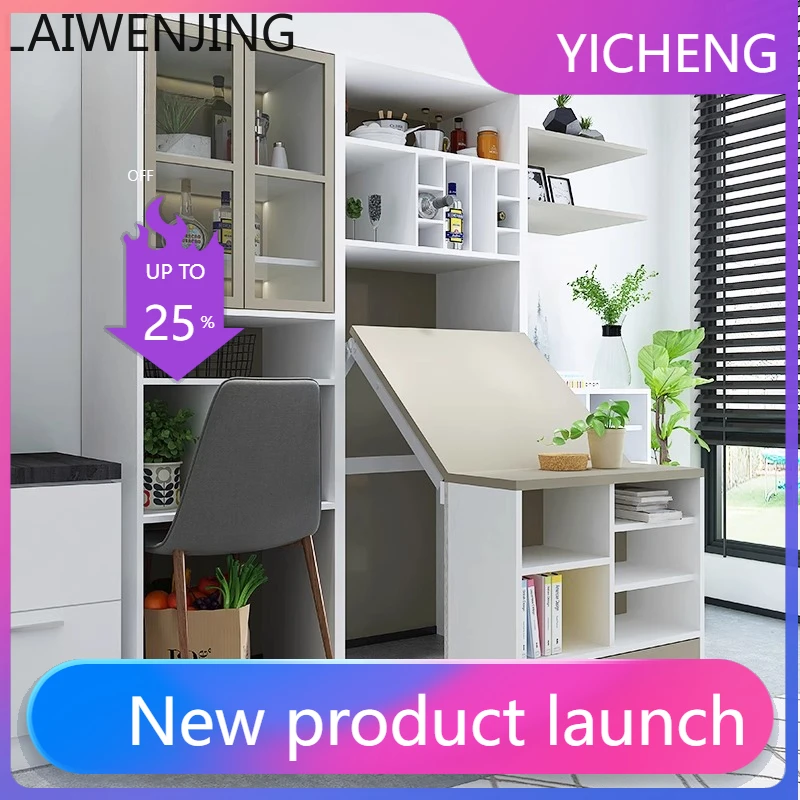 

LYY Folding Table Multi-Functional Telescopic Bracket Invisible Hidden Desk Cabinet