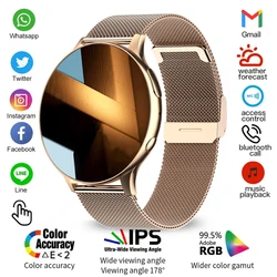 New NFC Smart Watch For Women Bluetooth Call Smartwatch Music Playback Support Recording IP68 Waterproof Sport Fitness Watches