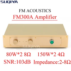 SUQIYA-Amplificateur de puissance HIFI classique, gravé directement, FM 186.USTICS, FM300A, 80W x 2, 8Ω, 150W x 2, 4Ω