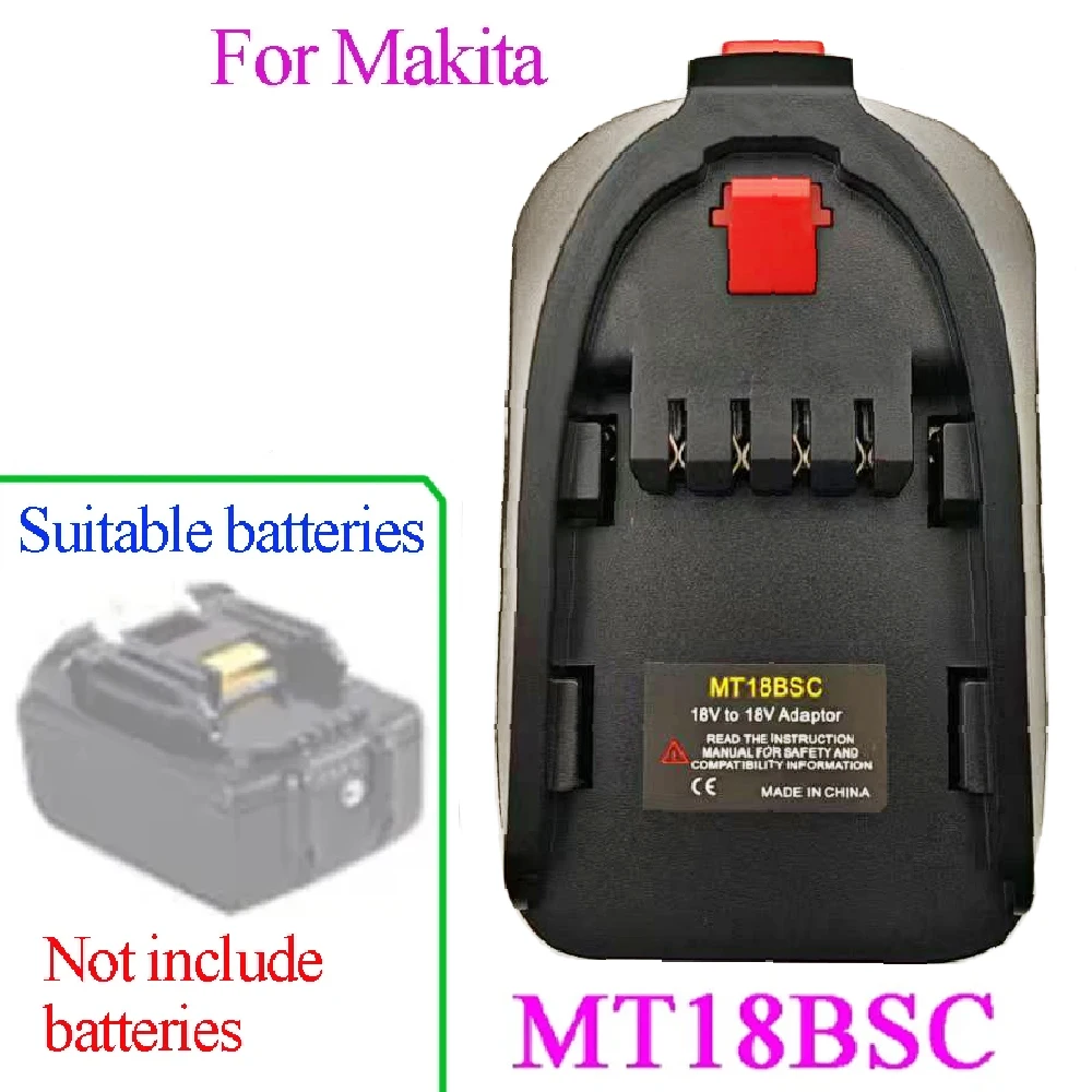 

MT18BSC Battery Adapter Converter for Makita 18V Li-ion Battery BL1840 BL1850 Convert To for Bosch PBA Series Electrical Tools