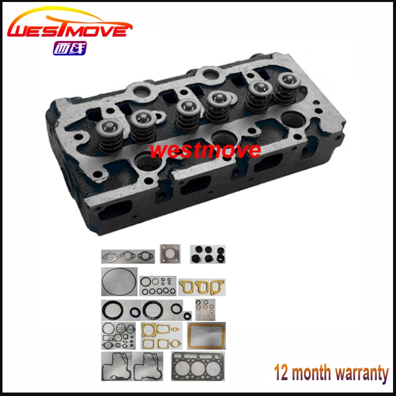 complete cylinder head assembly assy for KUBOTA engine : D950 with full gasket