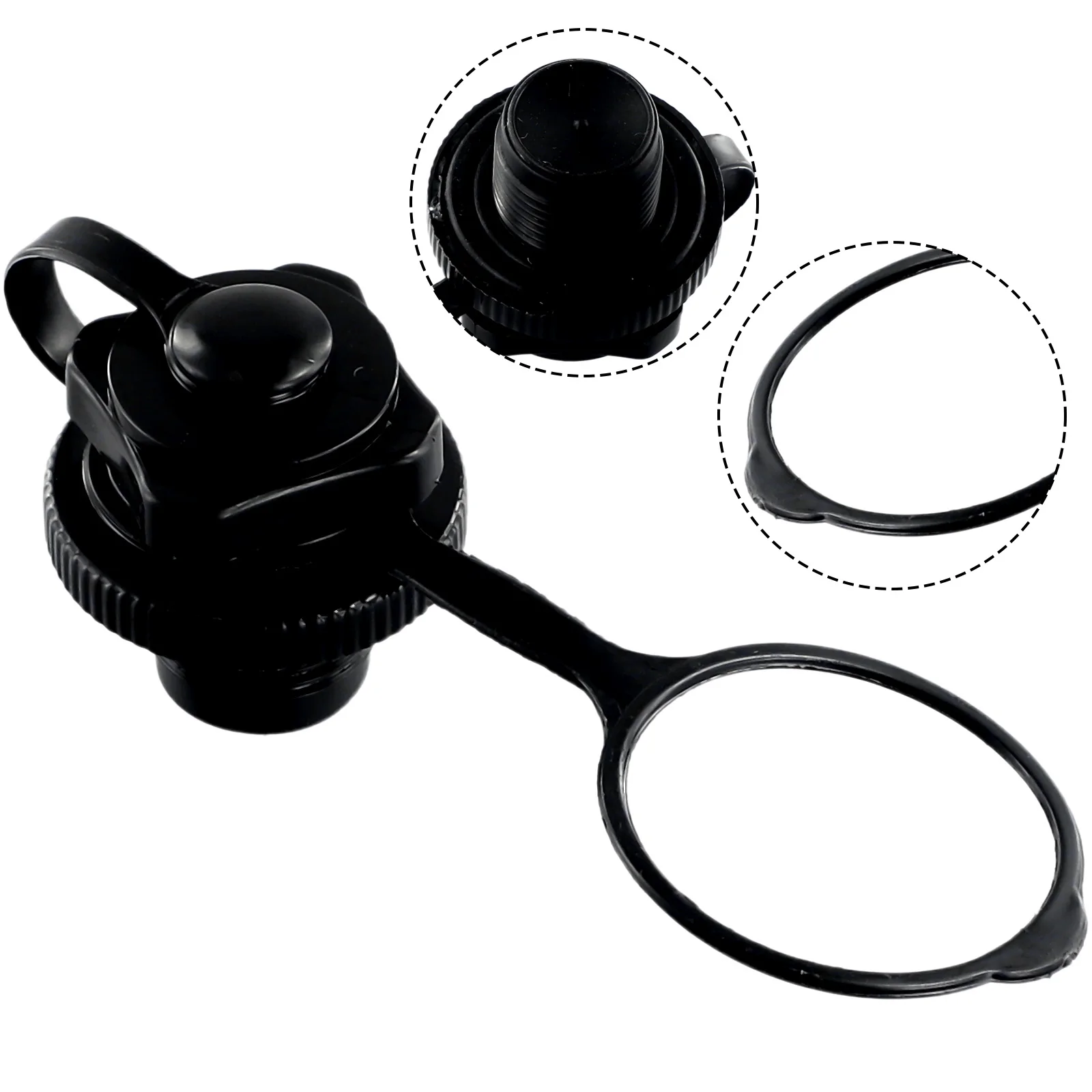 1pcs Boston Air Cap Screw Inflation Valve Replace For Matress Boat Toy 22mm Screw Swimming Pools Accesories