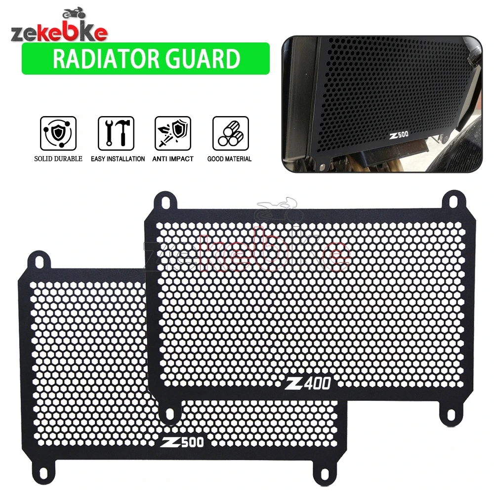 

For Ninja 400 Motorcycle Radiator Guard Protect Grille Cover Grill For Kawasaki Z400 Ninja400 2018 2019 2020 2021 2022 2023 2024