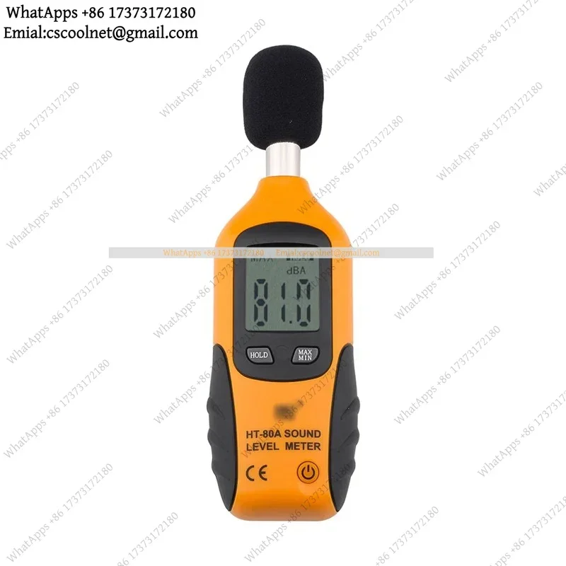 JS02 Digital Sound Level Meter Decibel Detector Noise Tester HT-80A Household Volume Measuring Instrument Universal Testing Tool