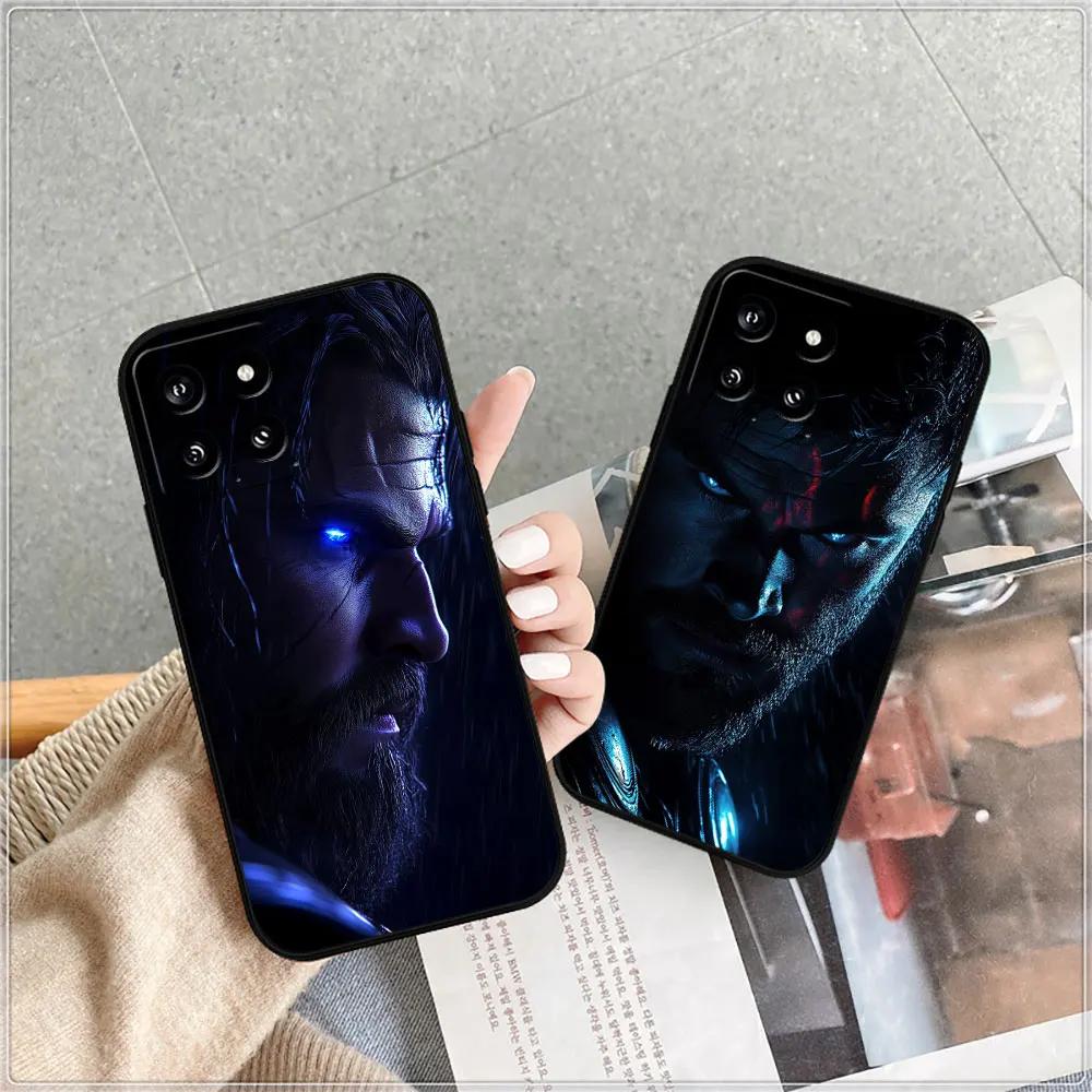 Marvel Thor Thor Hammer Case For Xiaomi 14C 13C 12 12C 10 10C 9 9C 9A 9T 8 8A 7A A2Plus A1 K60Ultra K40Pro Case Black Soft Cover