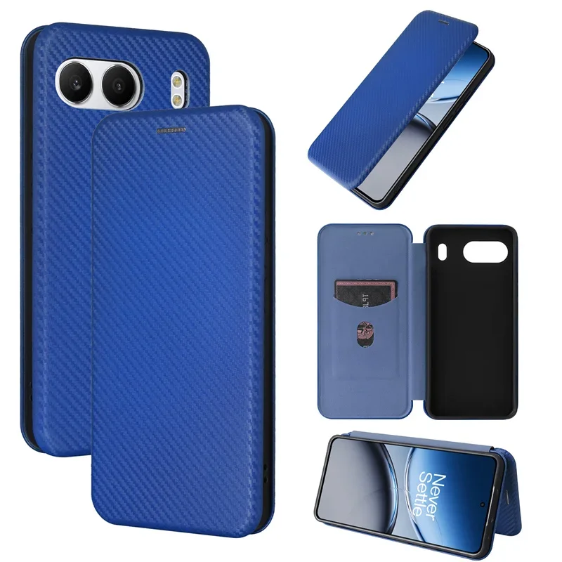 

For OnePlus Nord 4 5G Cover Luxury Carbon Fiber Skin Magnetic Adsorption Full Case For OnePlus Nord 4 5G Phone Bags