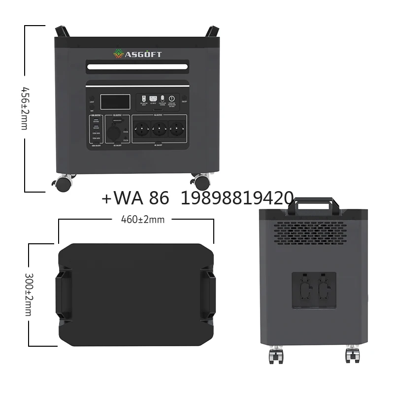 Hot Sell All in One off Grid Solar Power Generator System 3KW 6KW All-in-one Home Power Station 6KWH Portable Power Bank Supply