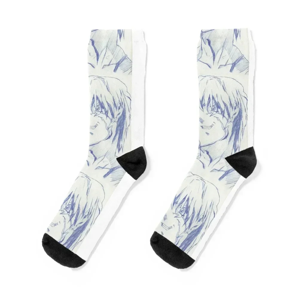 Gene Starwind Outlaw Star Fanart Socks japanese fashion gift snow Male Socks Women's