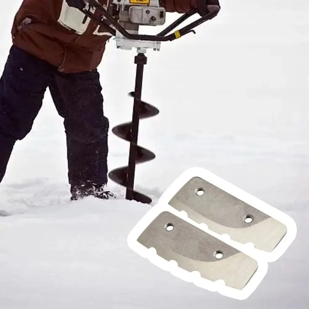 

Threaded Ice Auger Blades Stainless Steel Sharp Stainless Steel Ice Auger Efficient Flexible Cut Teeth Ice Replacement Auger