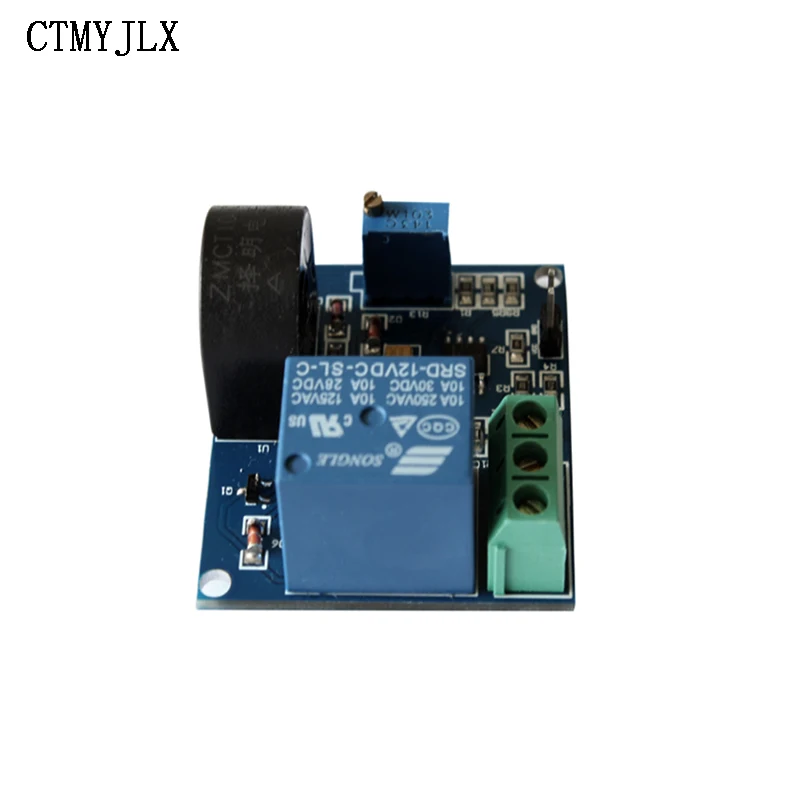 5V 12V 24V 5A Relay Protection Module AC Current Detection Sensor Module 5A Over-Current Overcurrent Protection Switch Output