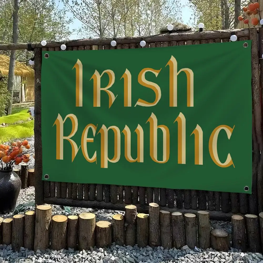 Ireland Easter Rising Irish Flags Custom Camping Outdoor Garden Room Bedroom Decor Party Backdrops Wall Art Family Gifts