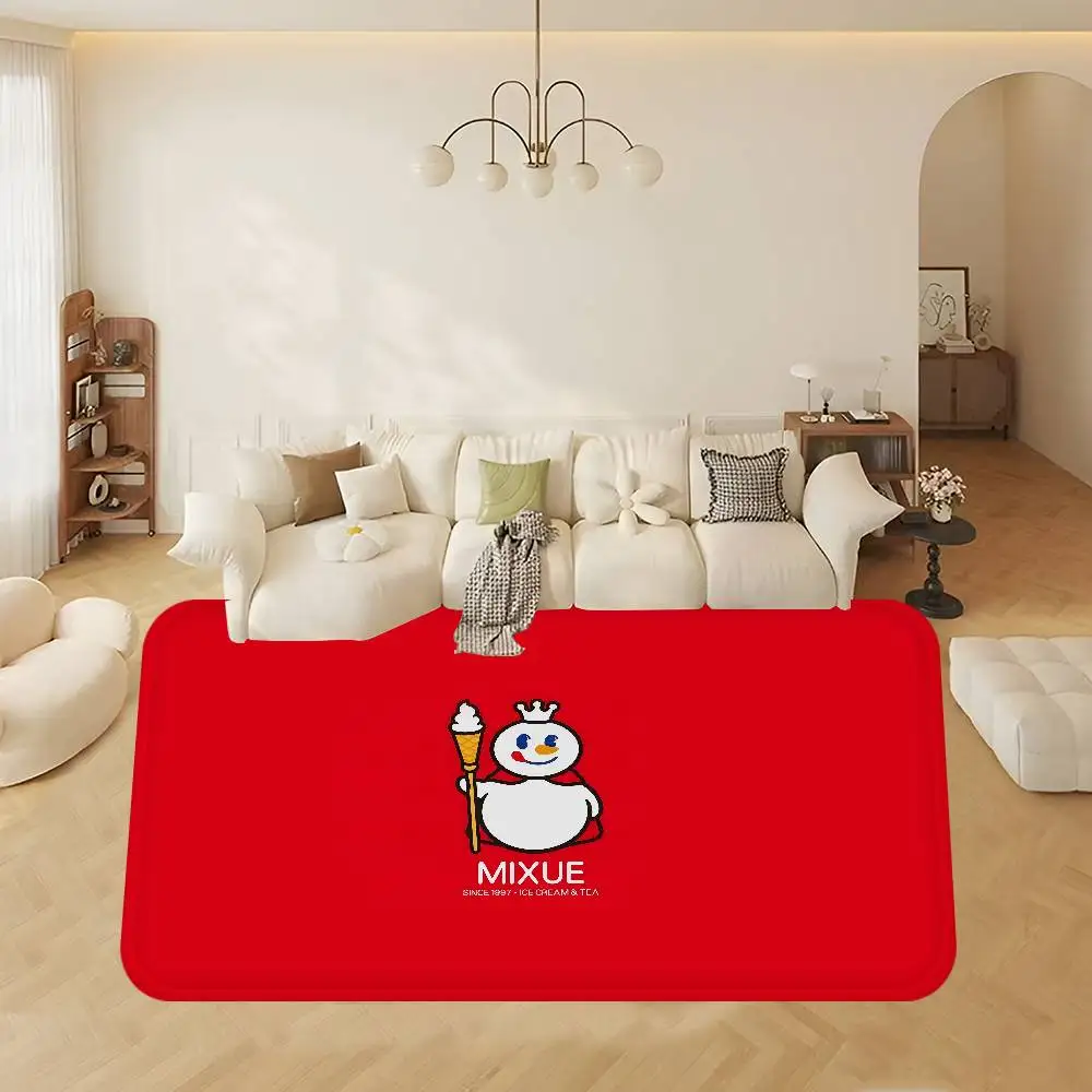 M-MIXUE Ice Cream And Tea Kitchen Mat Cheaper Anti-slip Modern Living Room Balcony Printed Modern Home Decor