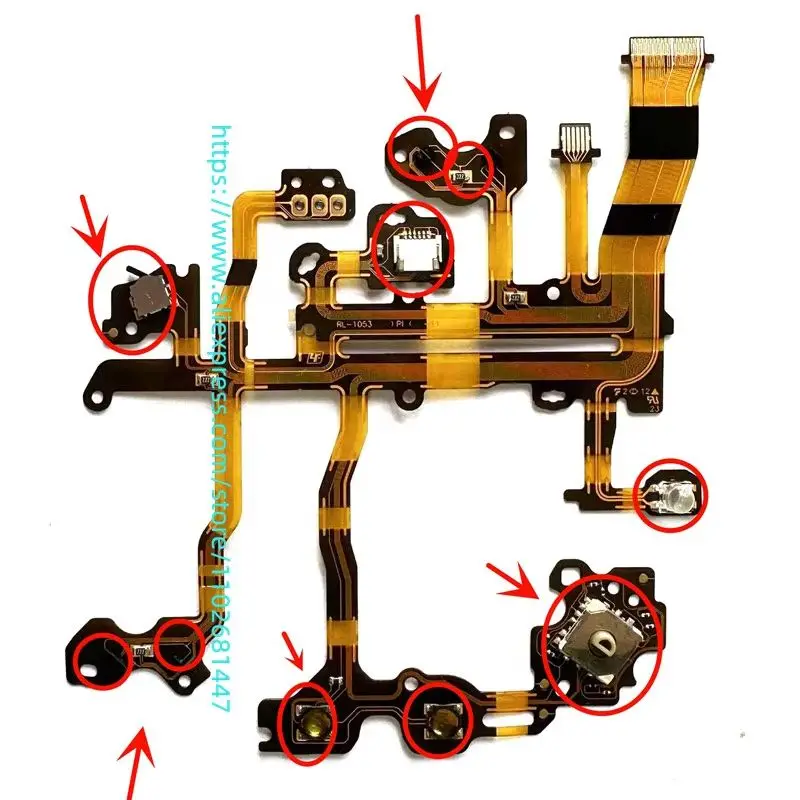 Top cover Main Operation flexible cable FPC assy repair parts for Sony ILCE-7M3 ILCE-7rM3 A7M3 A7rM3 A7III A7rIII camera