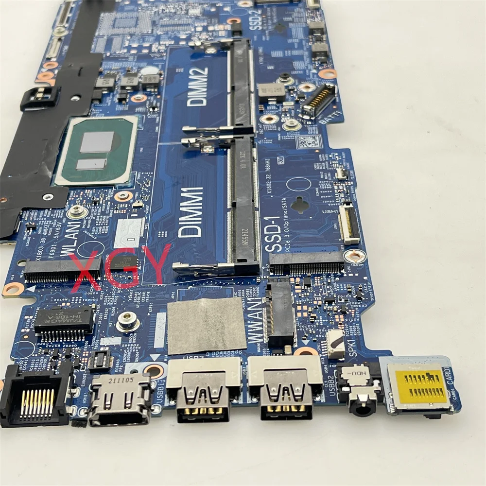 Para dell 5520 portátil placa-mãe 19819-1 CN-0DPC2R CN-0G60M3 0g60m3 g60m3 com I5-1145G7 I7-1185G7 cpu mainboard 100% teste completo