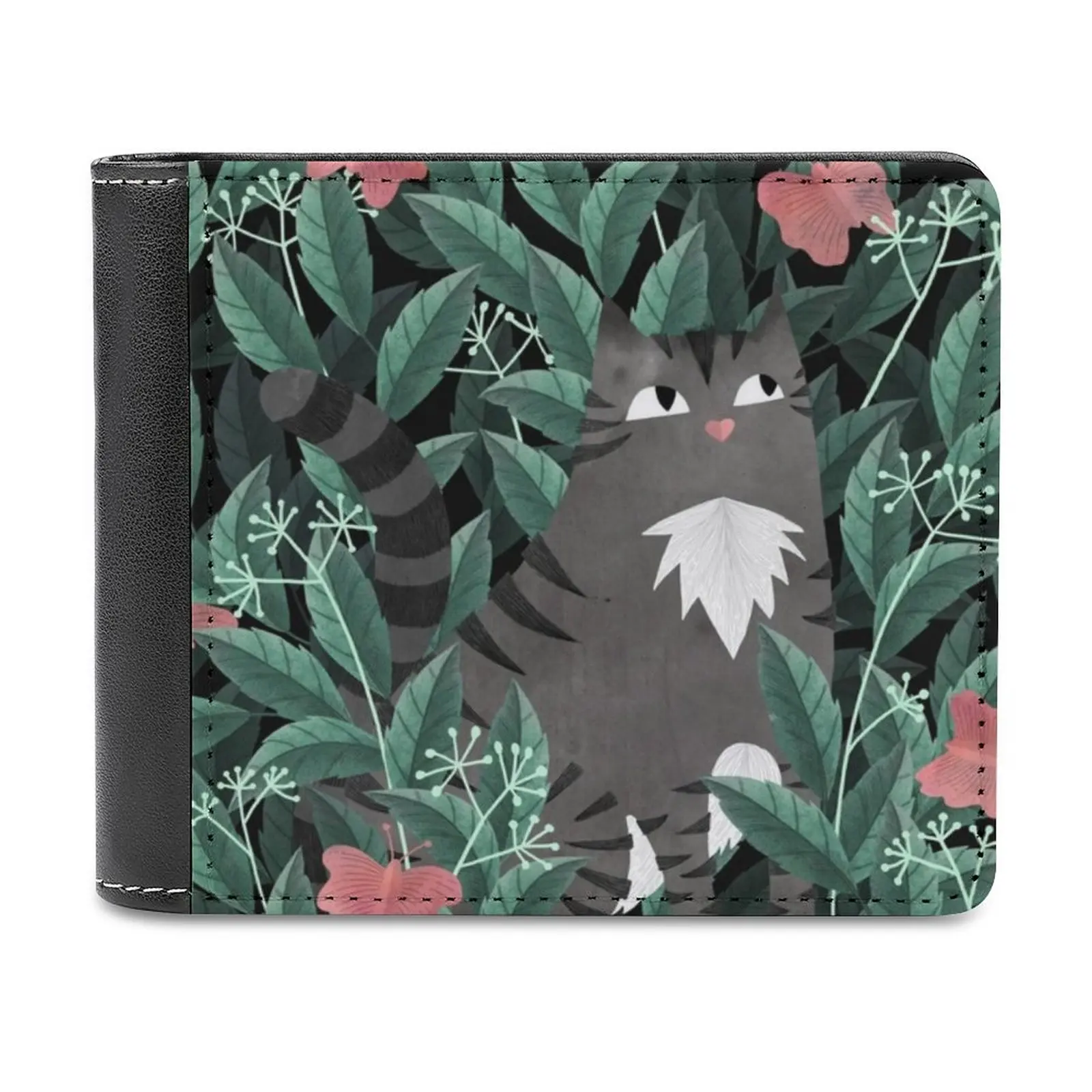 Calmer Men's Wallet Leisure Travel Lightweight Portable Wallets Short Style Male Purse Sketch Doodle Dog Anthro Personalized