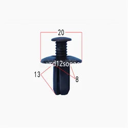 40pcs 8mm Car Plastic Screw fasteners for BMW F13 G11 G12 F01 F02 F87 F80 F83 F82 F90 F10M F13M F12M M8 Z4 E89