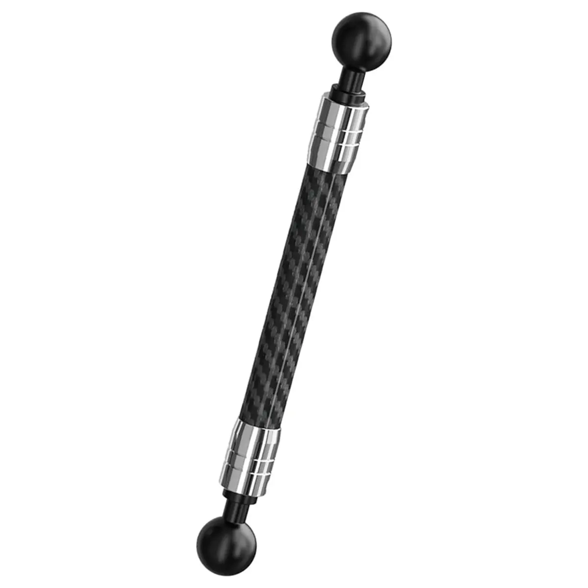 Double 17mm Ball Head Carbon Fibers Extension Rod for Action Camera GPSs Phone Mount