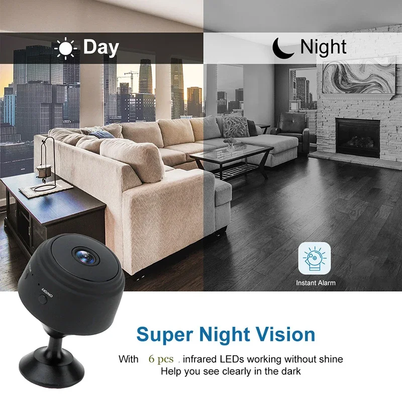 

WIFI Camera Real 1080P HD Motion Detection Night Vision Video Camcorder Outdoor Home Security Wireless IP Cam