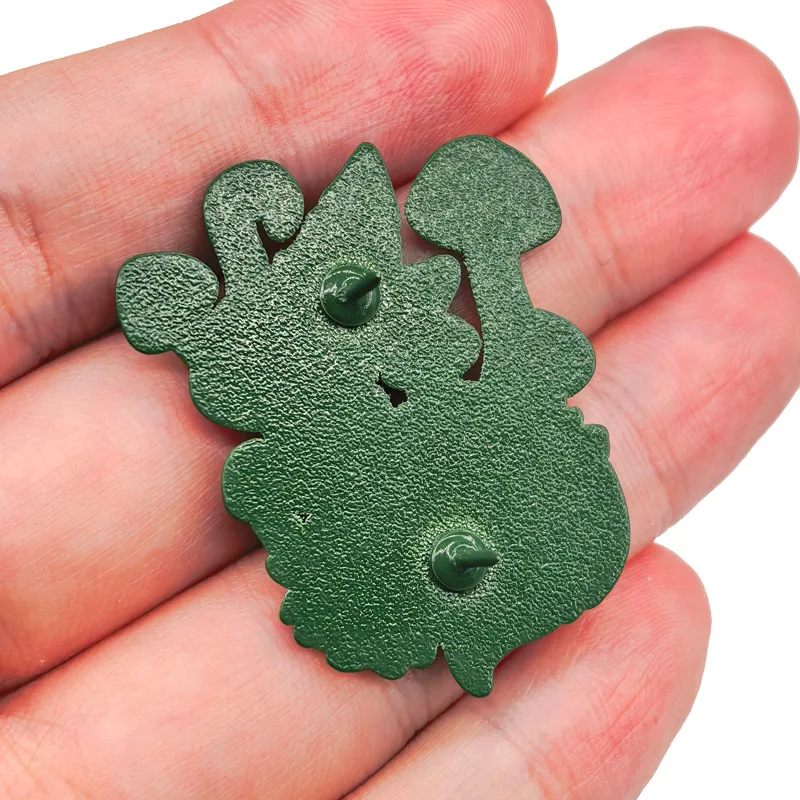 Leafeon Badge Anime Monster Pins Japanese Game Pendant Leaf Eevee Brooches for Bag Backpack Clothing Lapel ACG Cosplay Toy Decor