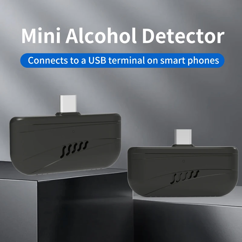 Alcohol Detector Blowing Portable High-precision Mobile Version  APP Overnight for Android