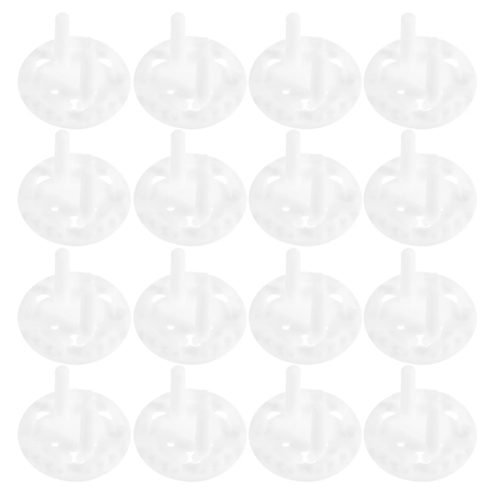 

20 шт. Защитные заглушки для электрических розеток, утолщенные, с закругленным дизайном, пылезащитные, для домашнего использования