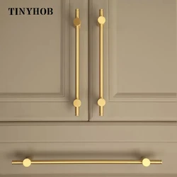 Gold Minimalism Long Brass Furniture Handles Wardrobe Kitchen Cupboard Bedside Cabinet Locker Knob/ Bathroom Furniture Handle