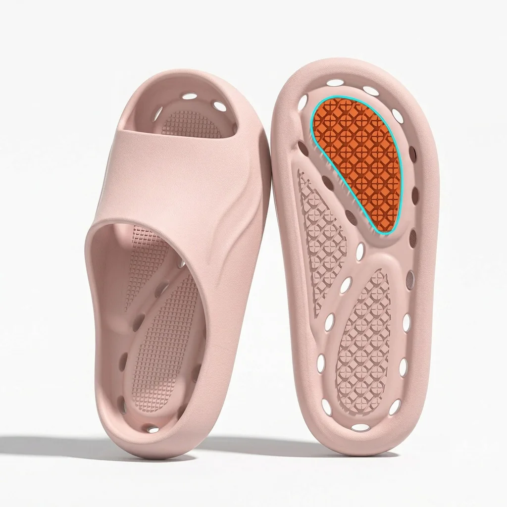 

Bathroom Slippers Men Women Quick Dry Non-slip EVA Soft House Slippers Cloud Slides Indoor Man Slippers Flip Flops Sandalias