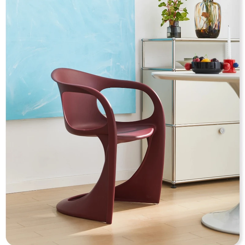 الشمال تصميم بسيط الفن كرسي منحني المنزل شرفة مسند الظهر غرفة المعيشة غرفة الطعام كرسي ديكور المنزل غرفة نوم كرسي خلع الملابس #1