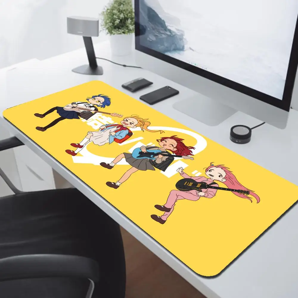 Bocchi The Rock Large Gaming Mousepad Game Rubber Computer Mouse Mat Anime HD Print Mouse Pad Gamer Locking Edge Accessories XXL