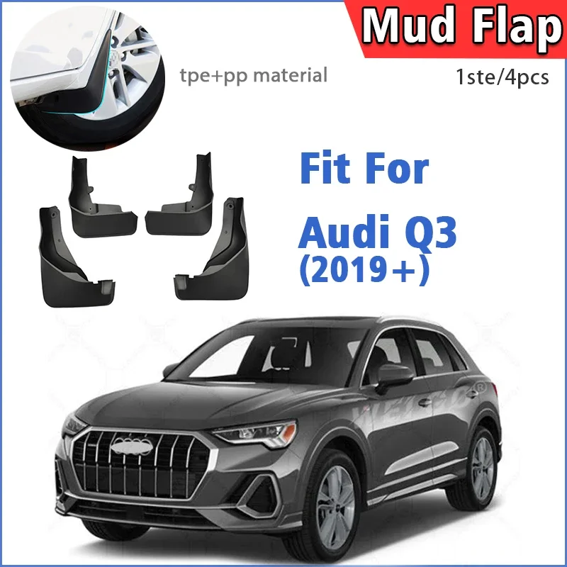 

2019 2020 2021 2022 2023 2024 2025 FOR Audi Q3 Mudflaps Fender Mudguard Fender Mud Flap Guards Splash Mudflaps Car Accessories