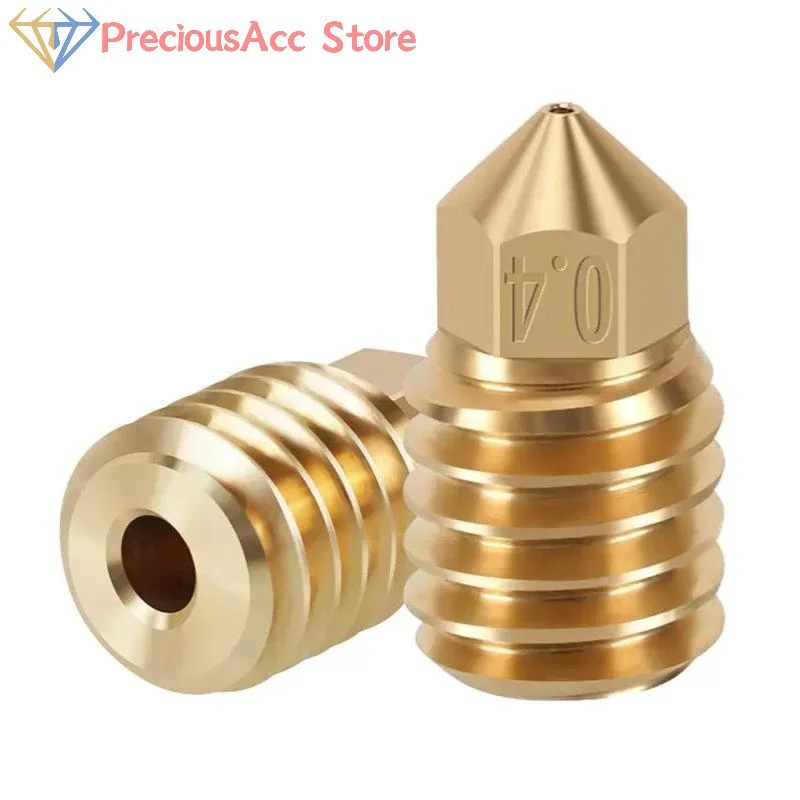 #.1Pcs Multiple Caliber 3D Printer Hotend Replacement X1 P1P CHT High Flow Nozzle Brass Hardened Steel Print Head For Bambu Lab