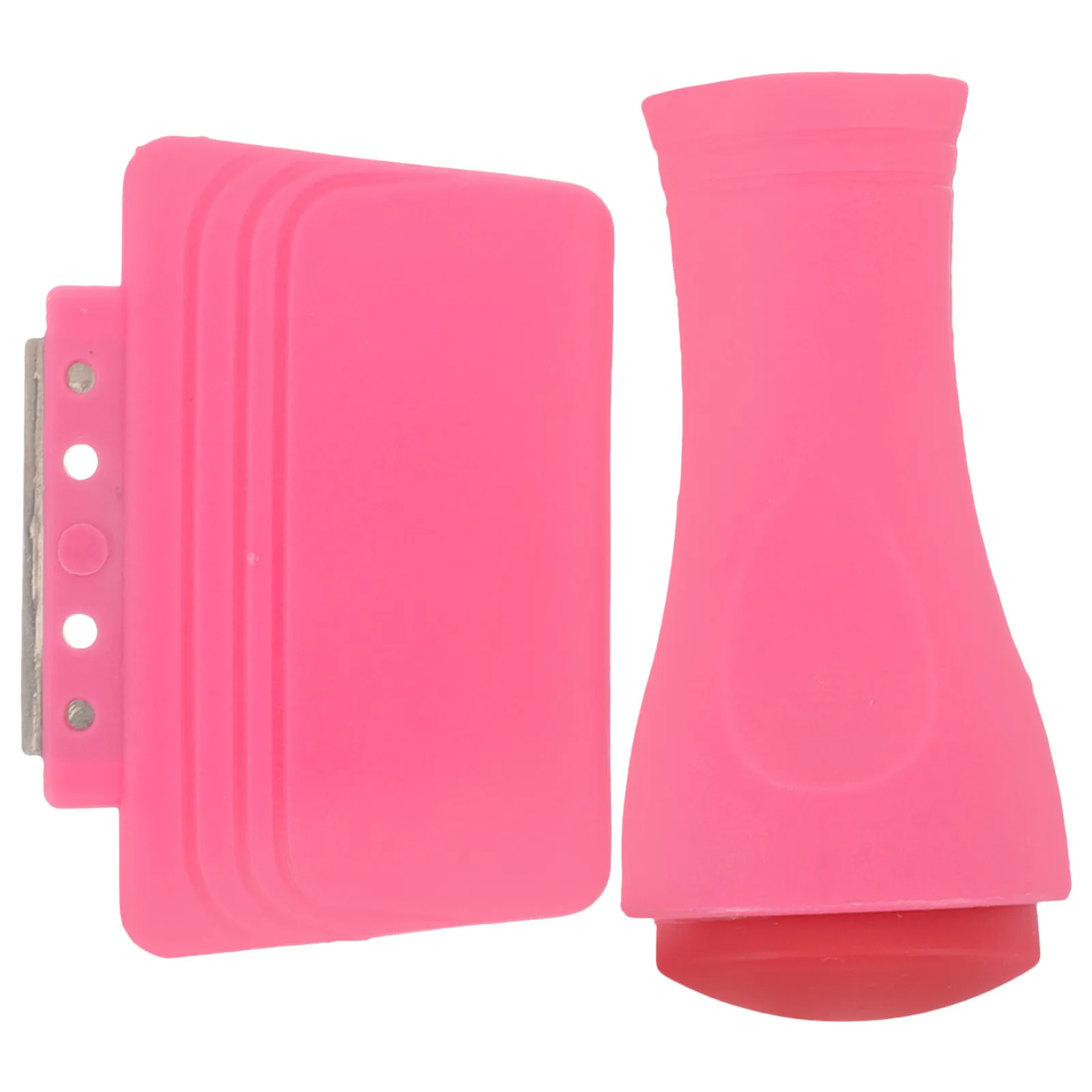 

2Sets Nail Art Stamper Scraper Kit Professional Salon Home Use Stamping Plates Manicure Tools French Tip Stamp Easy DIY Nail