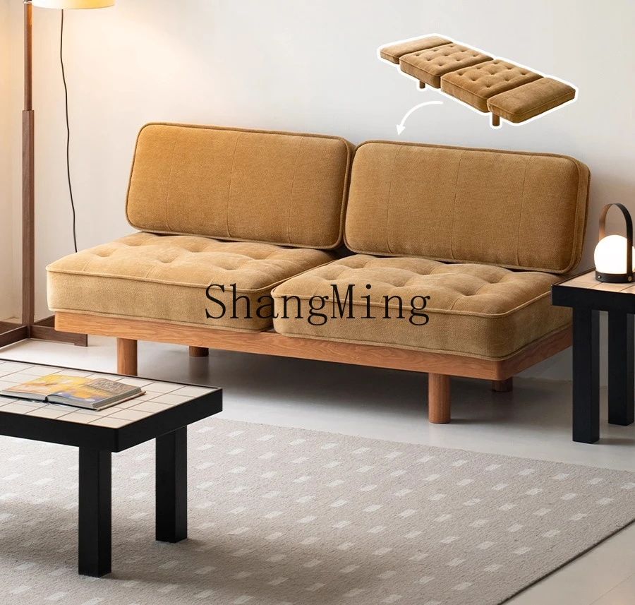 

CL bed removable, washable and replaceable blue fabric sofa living room small apartment