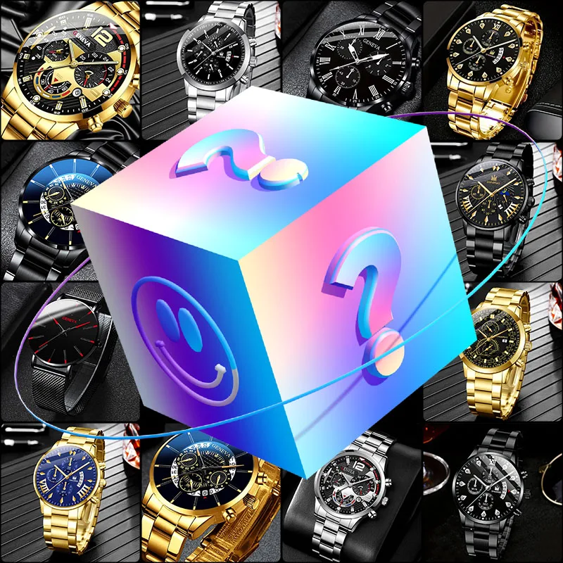 Surprise mysterious box with a 100% winning rate, randomly containing a women's watch shown in the image