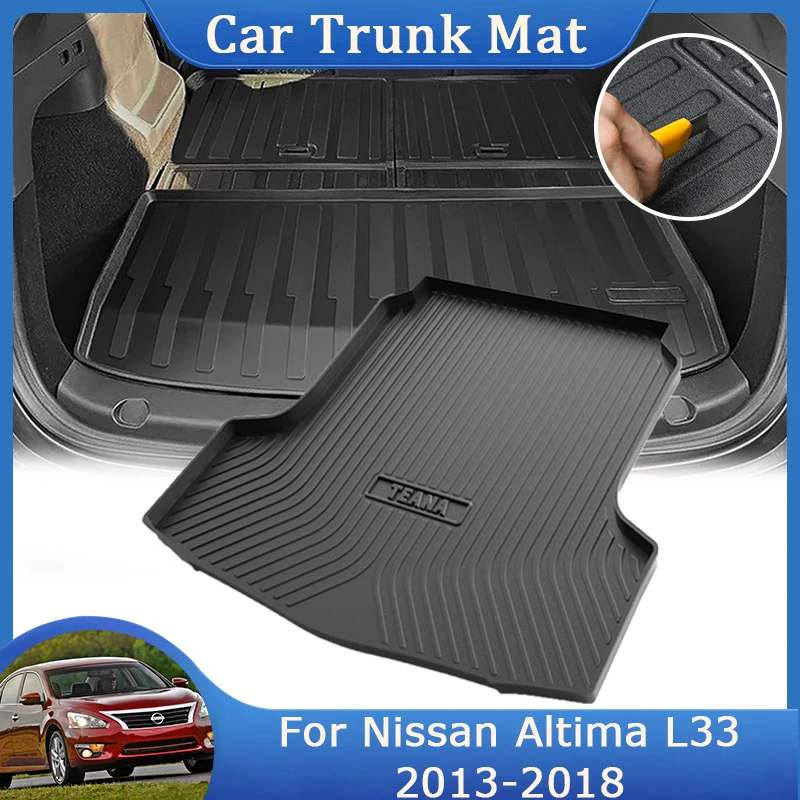 

For Nissan Altima Teana L33 2013 2014 2015 2016 2017 2018 TPE Rear Trunk Mat Rubber Waterproof Luggage Floor Boot Cargo Pad Rug