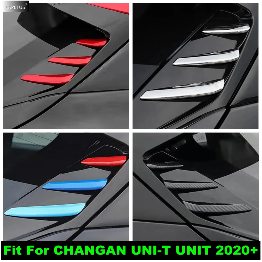 

Auto Exterior Accessories Rear Window Spoiler Tail Wing Side Strip Sticker Decor Cover Trim For CHANGAN UNI-T UNIT 2020 - 2024