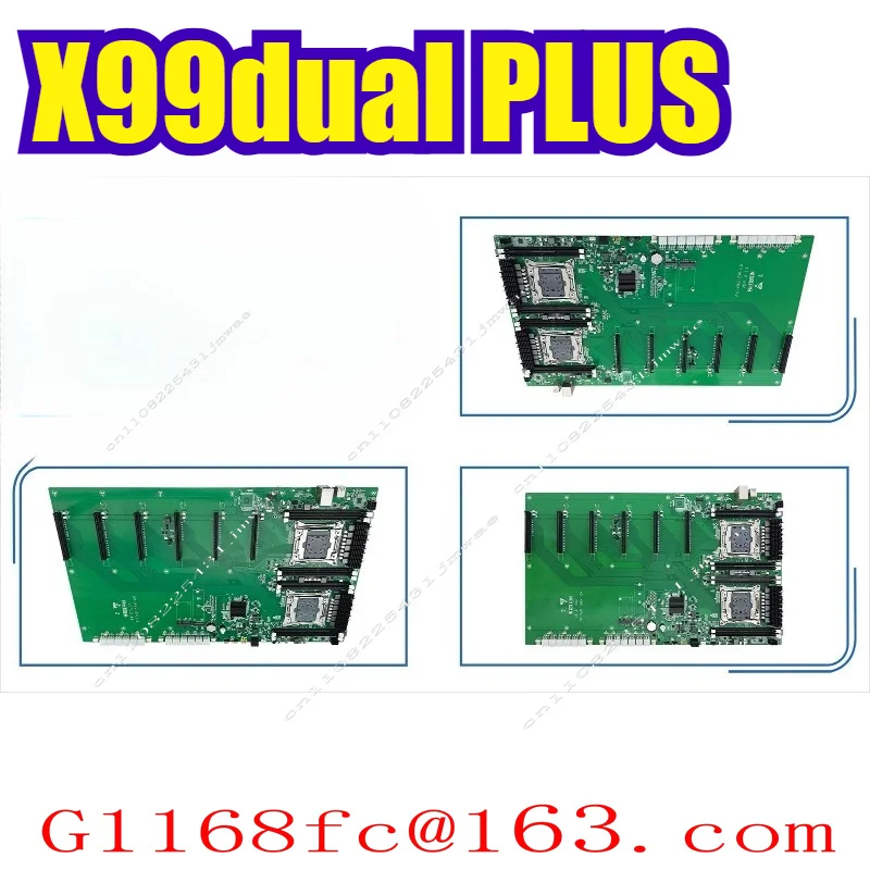 Dual X99 Inline 6 Graphics Card GPU Artificial Intelligence AI Model Training Calculation Supercomputer Desktop Motherboard