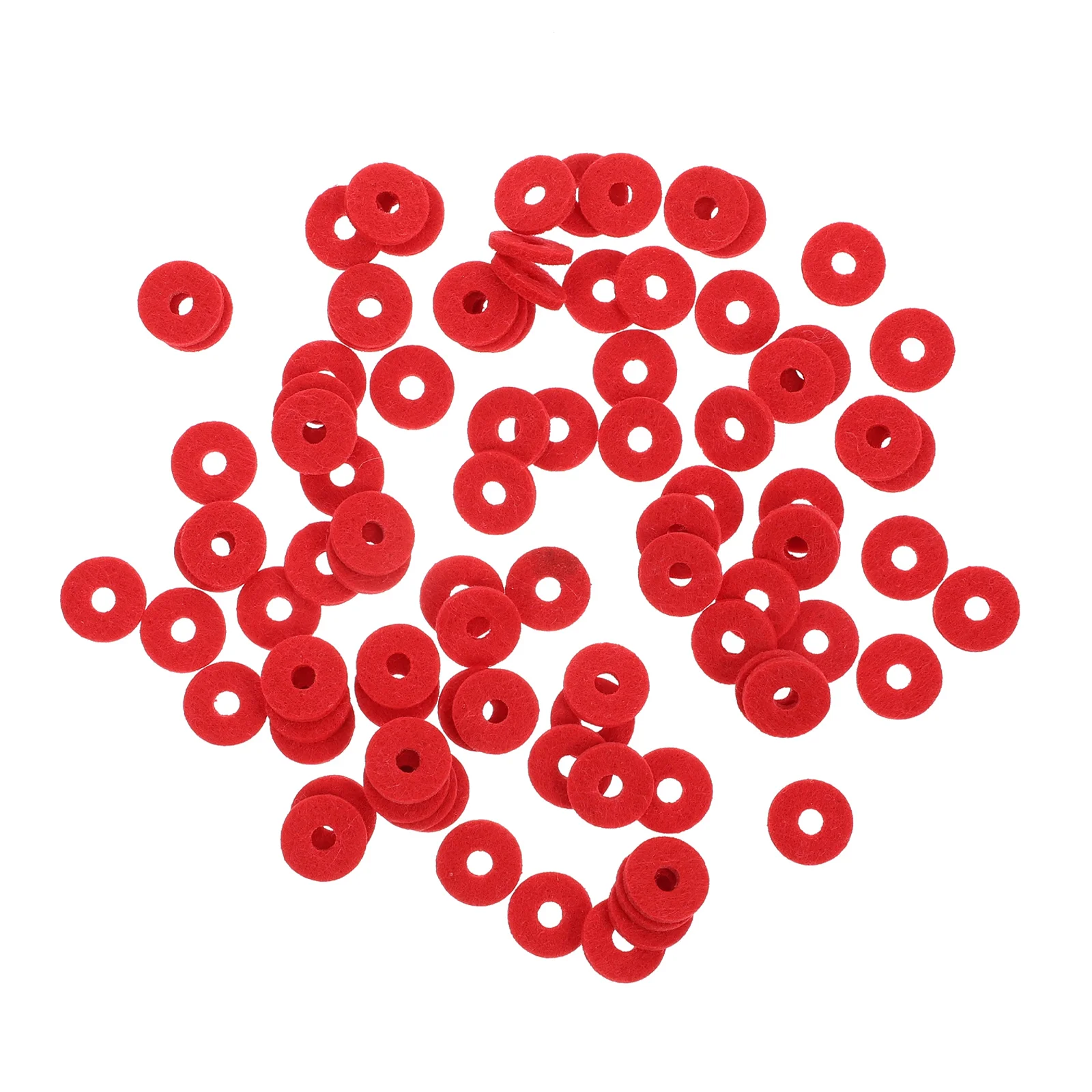 

90Pcs Piano Repair Washers Wool Pads for Leveling Key Balance Supple Cushions Regulating Tool Compatible with Drum Set