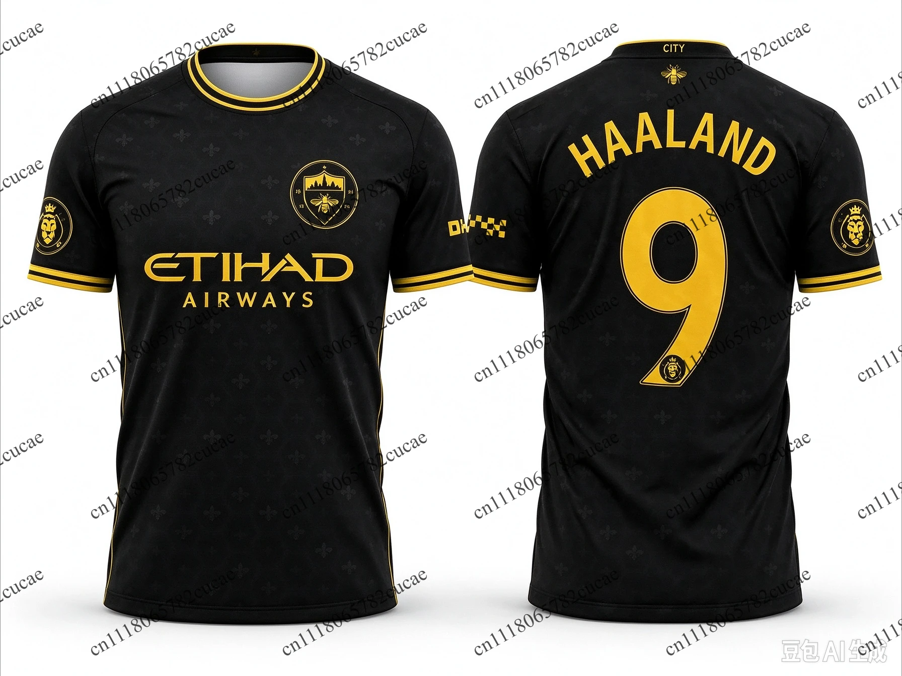 2026 Summer Haaland No.9 Football Jersey ManWomen Sport Comfort T-Shirt Sport Tee 3D Fashion Sports Y2K Tops