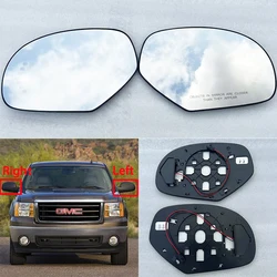 Side Wing Mirror Glass For Cadillac Escalade ESV Chevrolet Avalanche Silverado Suburban Tahoe GMC Yukon Left Right Heated Rear