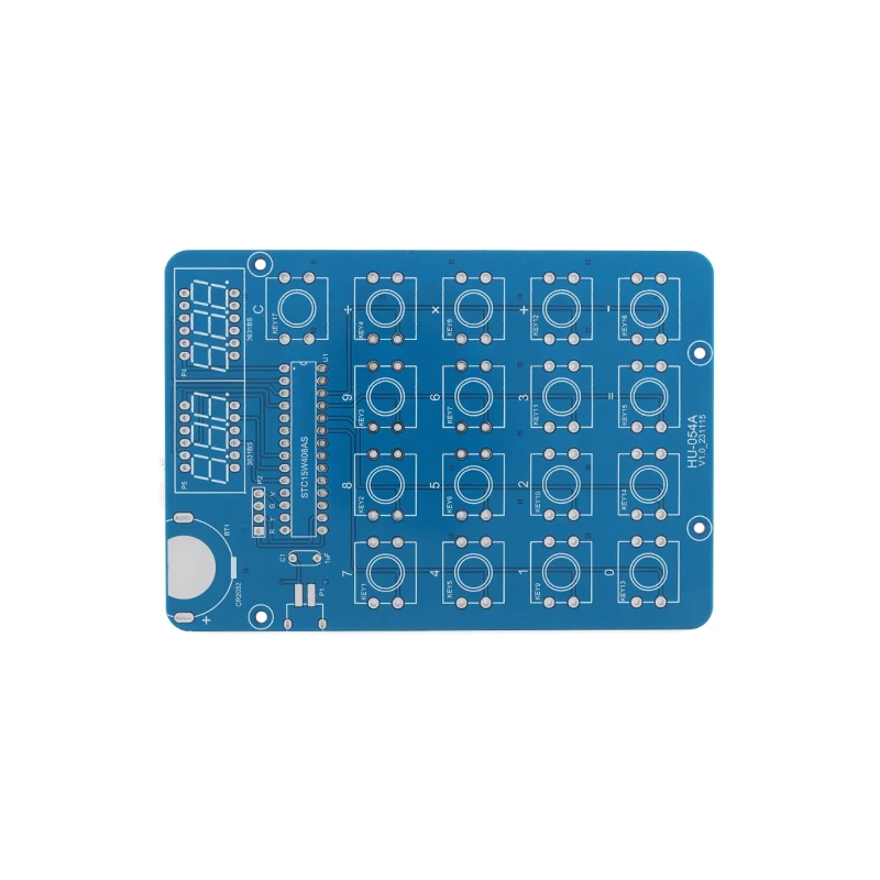 مجموعة الآلة الحاسبة DIY وحدة إلكترونية صنع 51 MCU تمارين لحام أجزاء عرض الأنبوب الرقمي محلية الصنع #3
