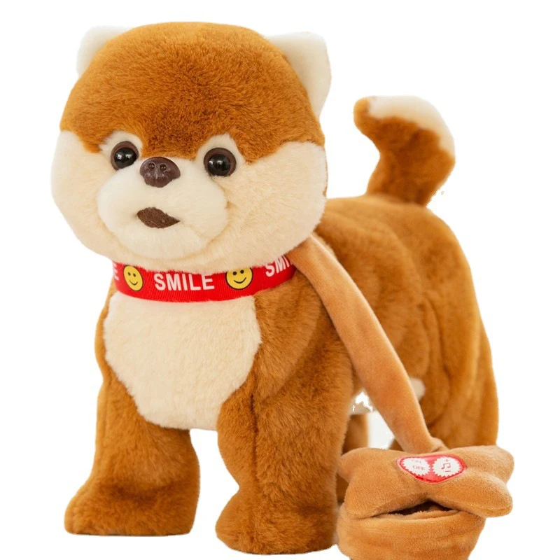 Children's Electric Plush Toy Dog Interactive Dog Electronic Toys Plush Puppy Walk Bark Teddy Toys For Children Birthday Gifts