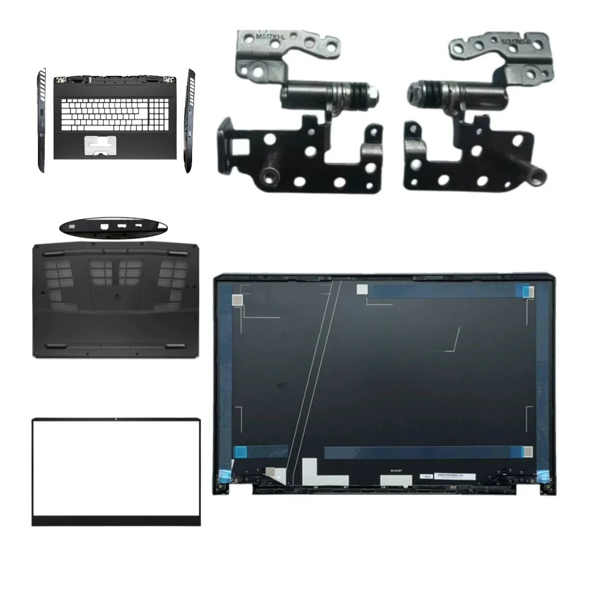 Compatible with Leiying 17 Alpha 17 C7V MS-17KK 17K2 laptop,LCD screen top cover,screen bezel, palm rest,bottom base, hinge ABCD