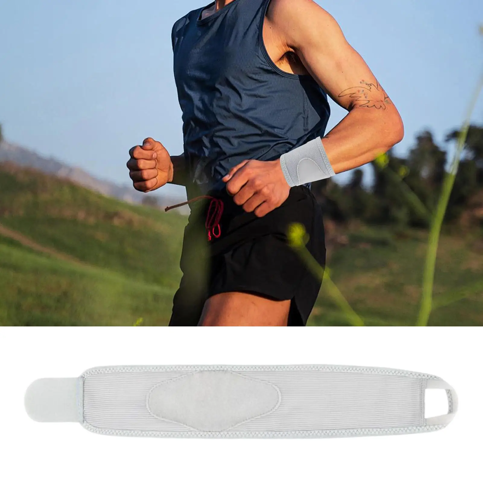 

Компрессионный бандаж на запястье Компрессионная спортивная поддержка запястья Повязка на руку Стабилизатор Удобная поддержка для тренажерного зала Теннис Гольф