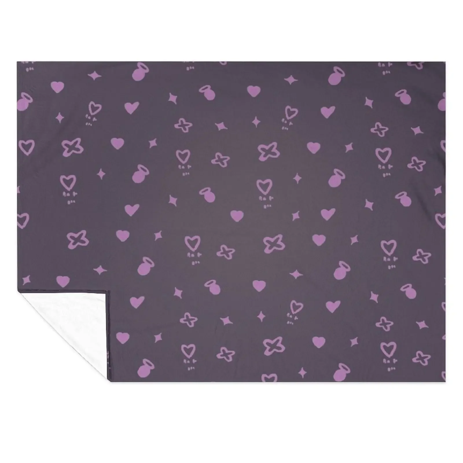 

Ninomae Ina nis inanis purple tentacle girl pattern Throw Blanket Soft Beds Thin Decoratives Blankets