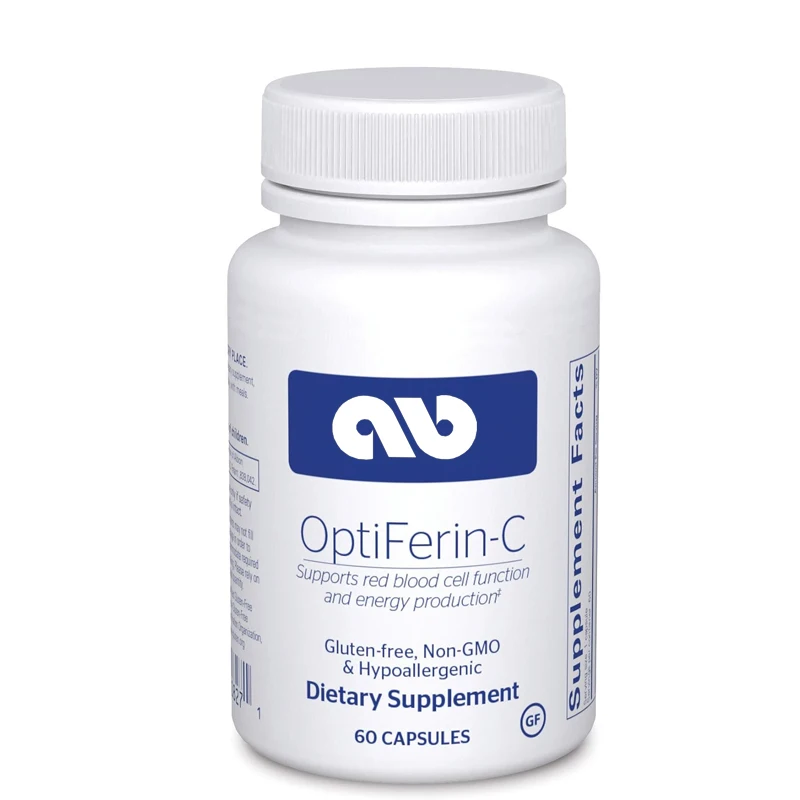 

OptiFerin-C | Iron supplements support healthy skin, iron absorption, and overall immune system health * | 60 capsules