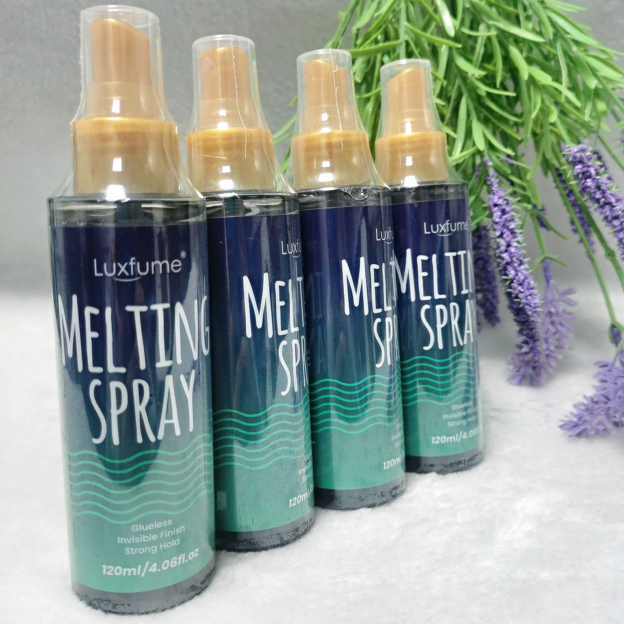 

Luxfuse 120ML Lace Melting And Keeping Spray for Wigs Natural Finish Control Hair Gel Free Wig Styling Spray