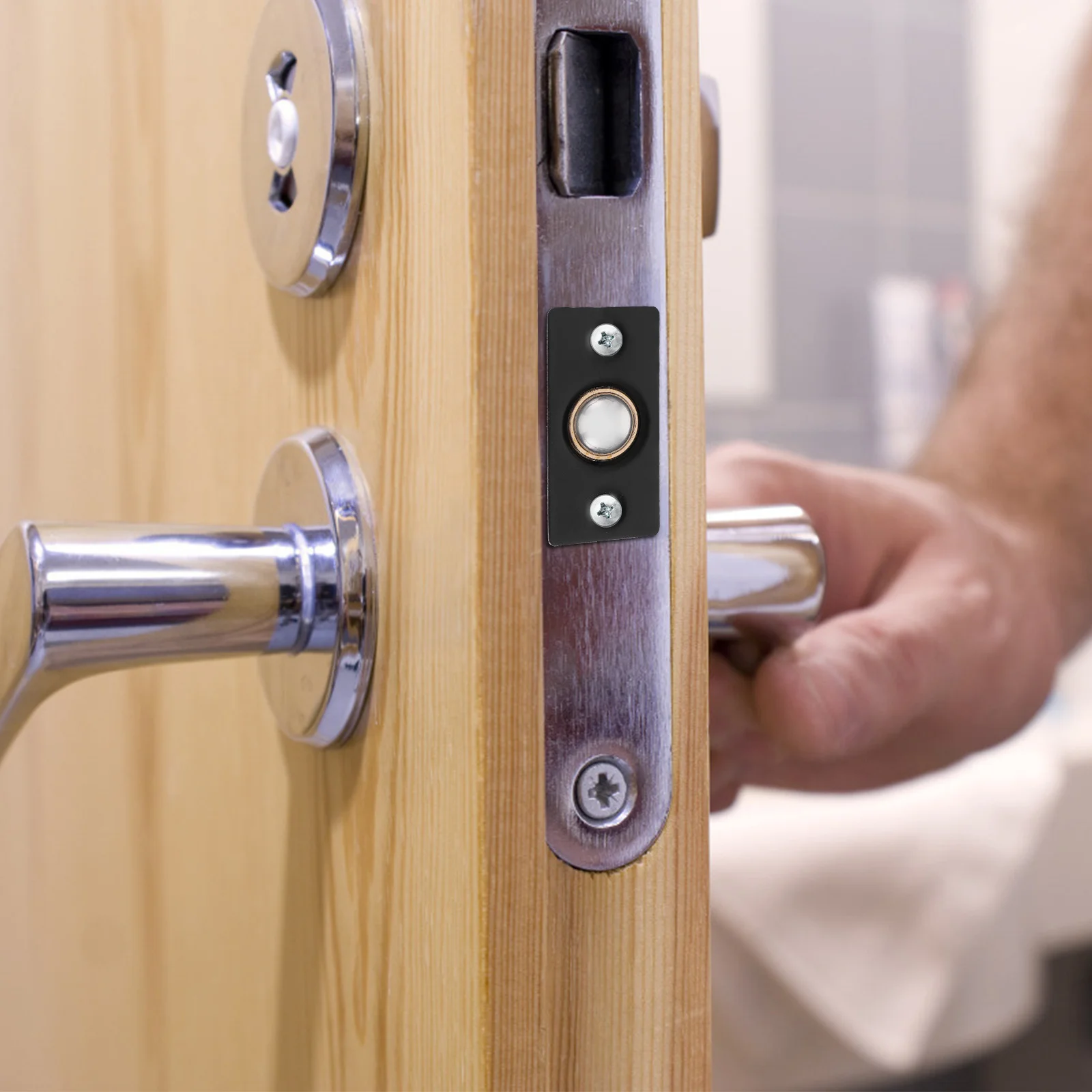 

4pcs Door Closet Ball Catch Durable Rust-Proof Hardware For Smooth Closure In Ball Catch Multi-Functional Closet