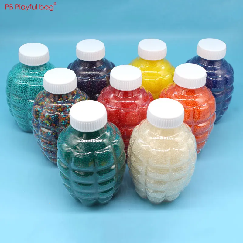 Playful Bag 9 Color Gel Ball Bullet 7-8MM With Bottle Gel Ball Water Absorbing Bead Universal Toy Gun Accessory QJ82