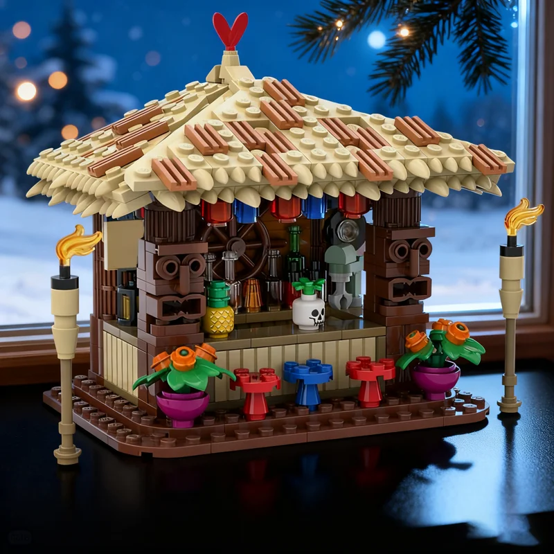 388pcs-moc-tiki-hut-beach-bar-classic-collection-model-building-blocks-figure-ship-robot-aircraft-train-city-medieval-toy-gift